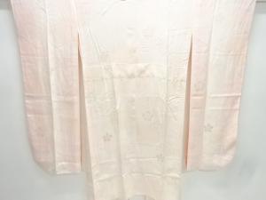 桜模様織出し単衣振袖用長襦袢